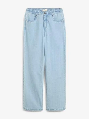 Dżinsy loose fit w wygodnym fasonie, prosta nogawka BonPrix niebieski