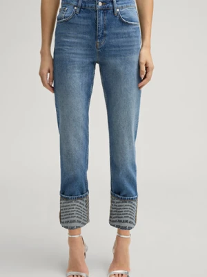 Dżinsy Mina w niebieskim kolorze z efektem sprania Joop