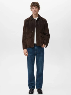 Dżinsy Moby straight fit ciemnoniebieskie ciemnoniebieski - Mężczyzna - - MANGO MAN