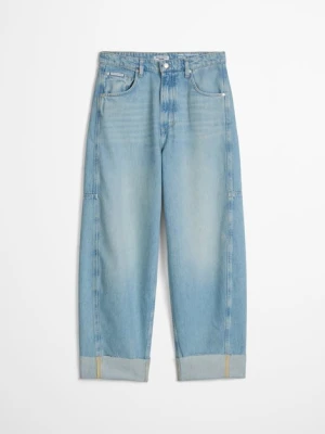 Dżinsy model Enni cropped z szerokim paskiem Marc O'Polo