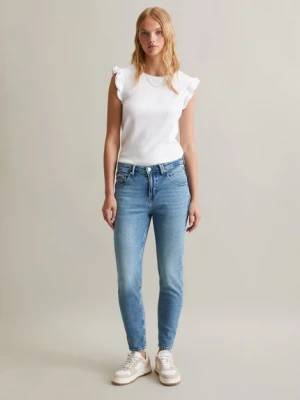 Dżinsy model Freja boyfriend o długości do kostek Marc O'Polo modrá