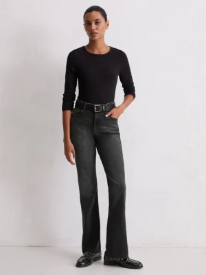 Dżinsy model Kiruna rozkloszowane Marc O'Polo černá