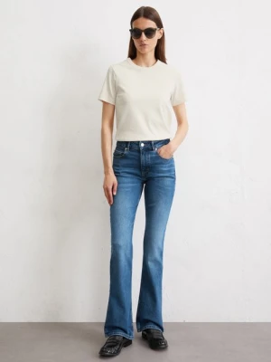 Dżinsy model Kiruna rozkloszowane Marc O'Polo modrá