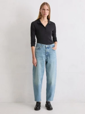 Dżinsy model Lara barrel cropped Marc O'Polo