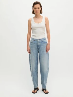 Dżinsy model Lara barrel cropped Marc O'Polo modrá