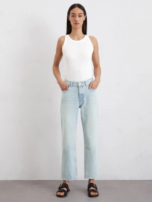 Dżinsy model Linde straight cropped Marc O'Polo modrá