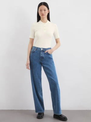 Dżinsy model Linn szerokie Marc O'Polo modrá