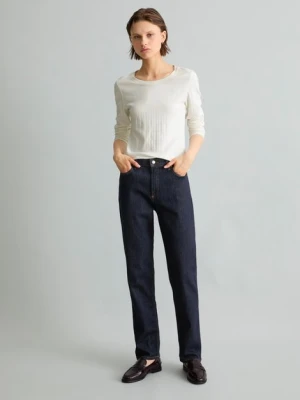 Dżinsy model Olina straight Marc O'Polo modrá