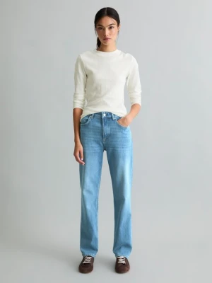 Dżinsy model Olina straight Marc O'Polo modrá