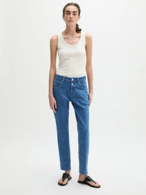 Dżinsy model Theda boyfriend cropped Marc O'Polo modrá