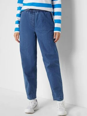 Dżinsy Mom, high waist, wygodny pasek bonprix