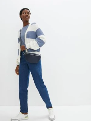 Dżinsy Mom, High Wwaist, ze stretchem bonprix