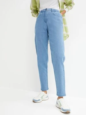 Dżinsy Mom, High Wwaist, ze stretchem bonprix