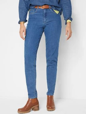 Dżinsy Mom ze stretchem, high waist bonprix