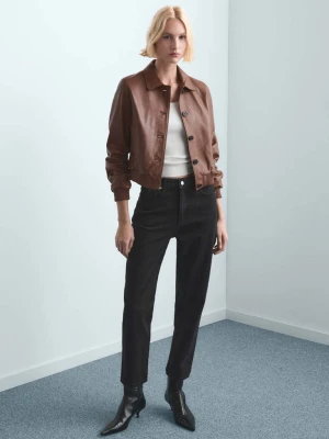 Dżinsy Mom2000 mom z wysokim stanem black denim - Kobieta - - MANGO