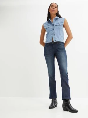 Dżinsy o kroju bootcut, mid waist, ze stretchem bonprix