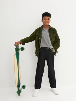 Dżinsy o kroju extra loose fit z prostymi nogawkami i regulowanym pasem bonprix