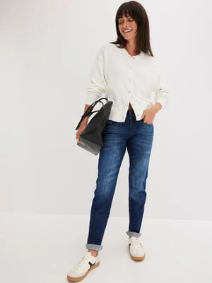 Dżinsy o kroju mom, mid waist bonprix