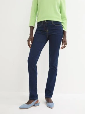 Dżinsy o kroju slim fit, mid waist, z dużą zawartością stretchu bonprix