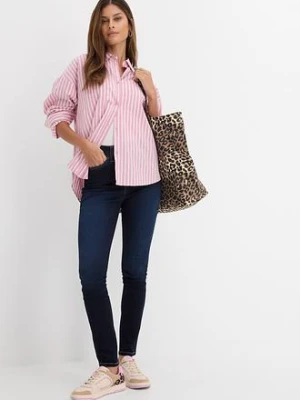 Dżinsy o kroju slim fit, z dużą zawartością stretchu, high waist bonprix