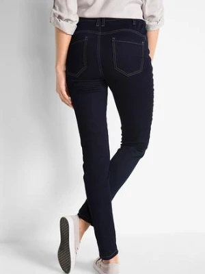 Dżinsy o kroju slim fit, z dużą zawartością stretchu, high waist bonprix
