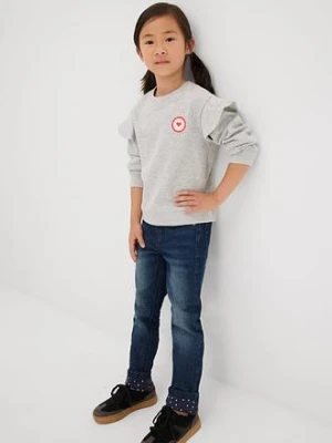 Dżinsy ocieplane na podszewce z dżerseju, slim fit bonprix