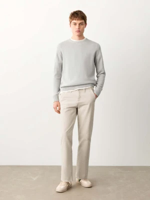 Dżinsy regular fit beżowy - Teen - - MANGO TEEN