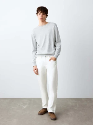 DÅ¼insy regular fit biaÅ‚y - ChÅ‚opak - - MANGO TEEN