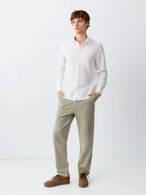 Dżinsy regular fit khaki - Teen - MANGO TEEN