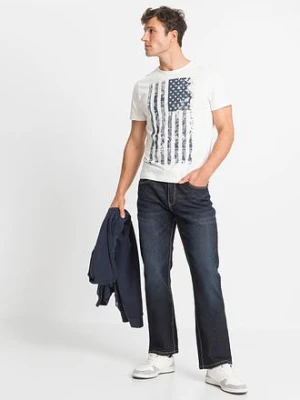 Jeansy regular fit, o kroju bootcut bonprix