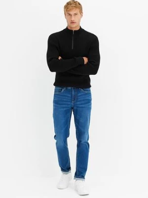 Dżinsy regular fit, z rozszerzanym nogawkami bonprix