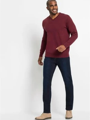 Dżinsy regular fit z wielokierunkową elastycznością, ze ściągaczem w pasie, prosty krój bonprix
