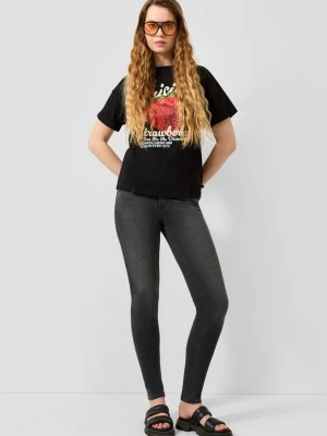 Dżinsy SADIE / Skinny Fit / Mid Rise / Skinny Leg QS szary