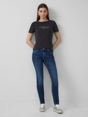 Dżinsy Sadie / Skinny Fit / Mid Rise / Skinny Leg / Super Stretch QS niebieski