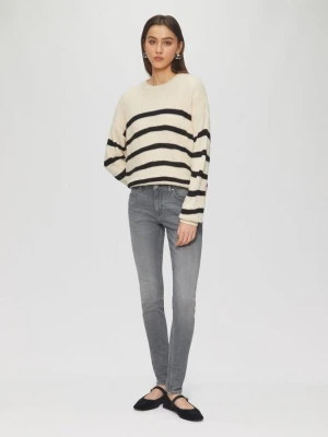 Dżinsy Sadie / Skinny Fit / Mid Rise / Skinny Leg / Super Stretch QS szary