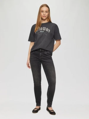 Dżinsy Sadie / Skinny Fit / Mid Rise / Skinny Leg / Superstretch QS szary