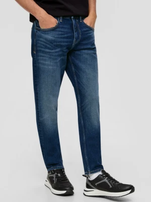 Dżinsy Shawn / Regular Fit / Mid Rise / Tapered Leg QS niebieski