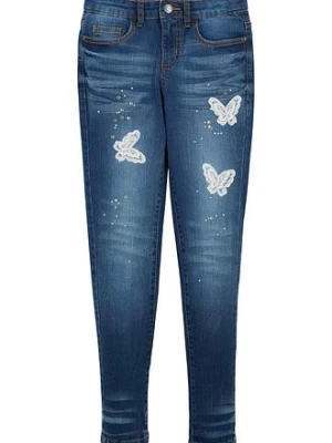 Dżinsy SKINNY BonPrix niebieski