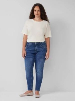 Dżinsy / Skinny Fit / Mid Rise / Skinny Leg QS niebieski