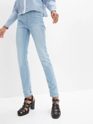 Dżinsy Skinny mid waist, z wygodnym paskiem bonprix