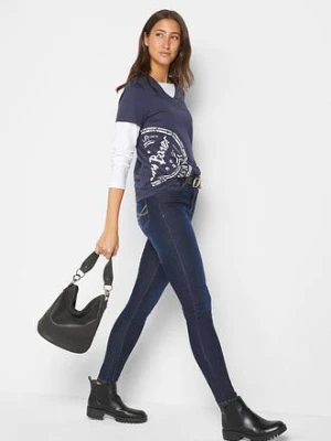 Dżinsy Skinny Mid Waist ze stretchem bonprix