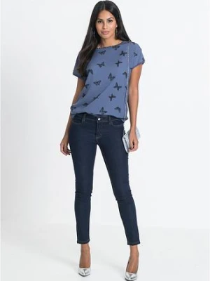 Dżinsy skinny ze średnim stanem, z super stretchem bonprix