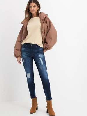 Dżinsy SKINNY ze stretchem, mid waist bonprix