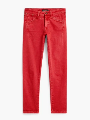 Dżinsy slim Desigual czerwony