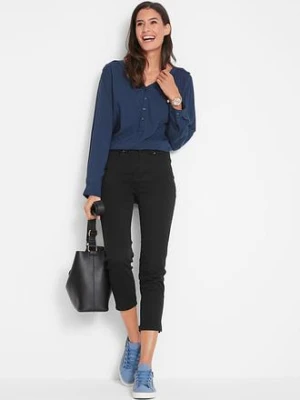 Dżinsy slim fit, ze średnim stanem i elastyczną gumką w talii bonprix