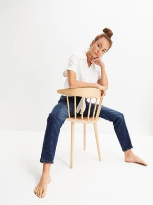 Dżinsy straight, mid waist bonprix