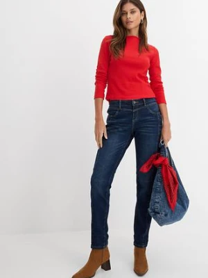 Dżinsy straight, mid waist bonprix