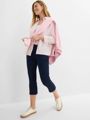 Dżinsy Straight, mid waist, z wygodnym paskiem bonprix