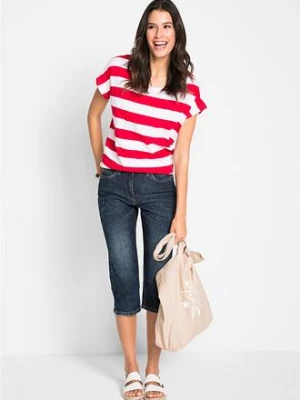 Dżinsy straight, średni stan, ze stretchem bonprix