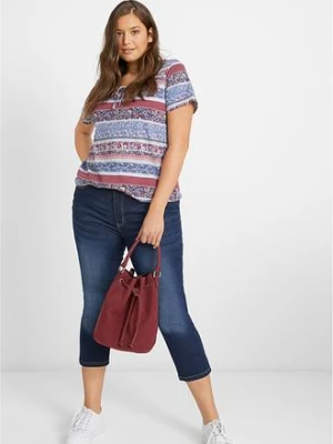 "Dżinsy ""ultra-soft"" Slim Fit, dł. 7/8" bonprix